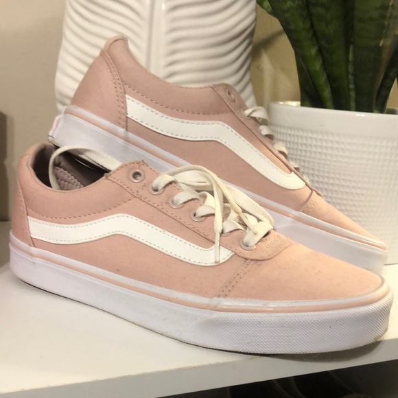 Vans Shoes - Vans Pink &White Sneakers